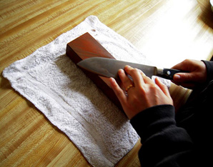 click here to learn how to sharpen your kitchen knives.